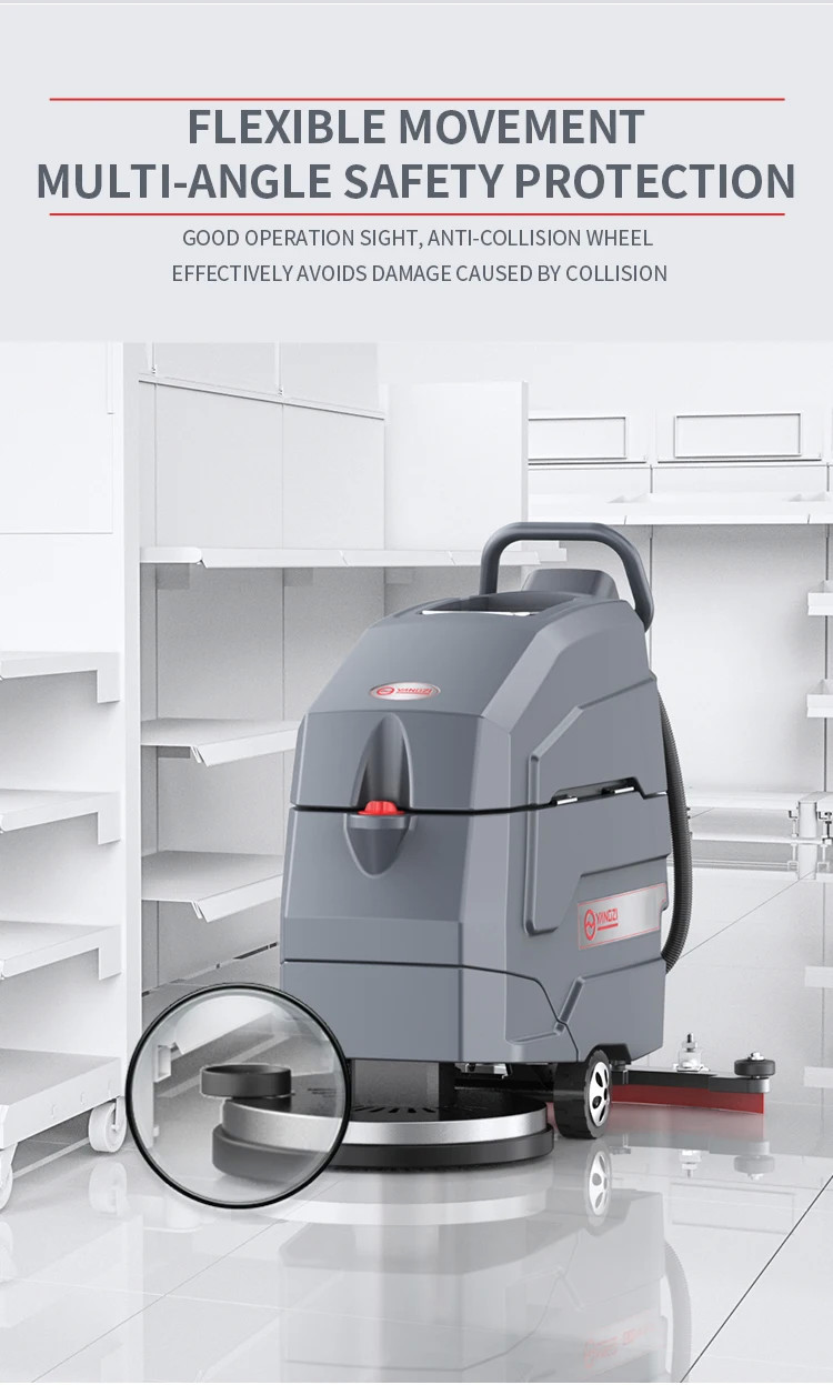 Electric Cleaning Equipment Machines Walk Behind Commercial Floor Scrubber OEM