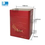 Sealed Round Tea Tin Cans Non Deformable Coffee Tin Packaging Food Grade Covered