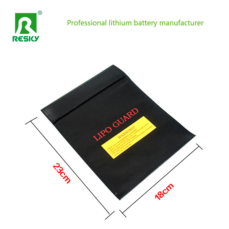 RC Lipo Battery Safe Bag Anti Explosion Anti Fire For Lithium Batteries