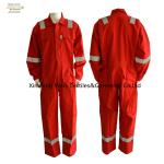 Wholesale Red Cotton Light Weight Fireproof Anti Static Protective Coverall /