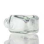 30ml Rectangle Square Clear Glass Serum Dropper Bottle Makeup Container S028B