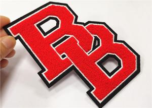Wholesale Two Letter Monogram Letterman Patches / Chenille Sleeve Number letters from china suppliers