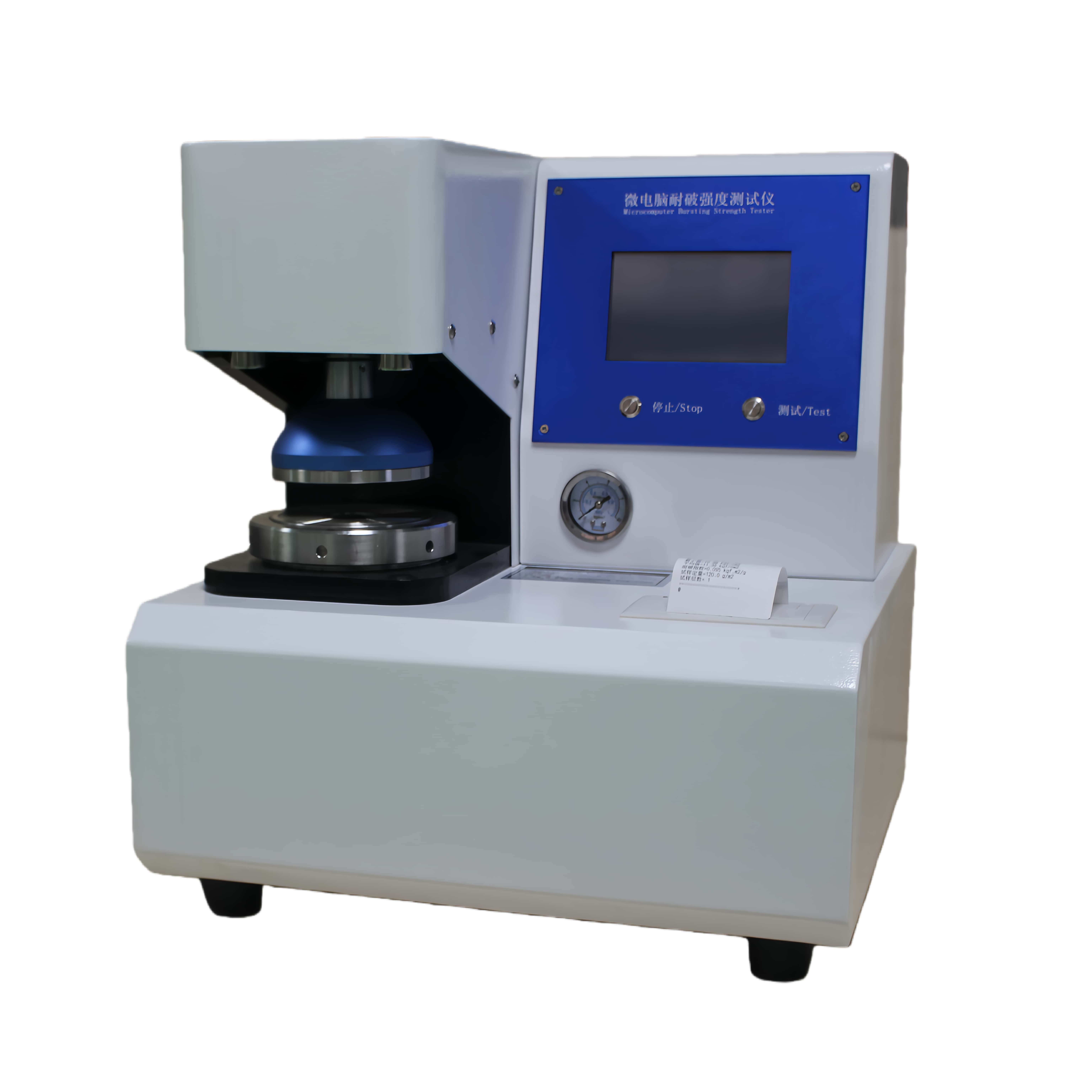 Paperboard Bursting Strength Tester Corrugated Paper Burst Testing Machine Packaging Material Bursting Resistance Tester