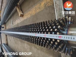 Wholesale Studded Finned Tube Nailhead Tube For Heat Transfer Boiler Tube Fin Tube For Condenser Air Cooling Tank from china suppliers