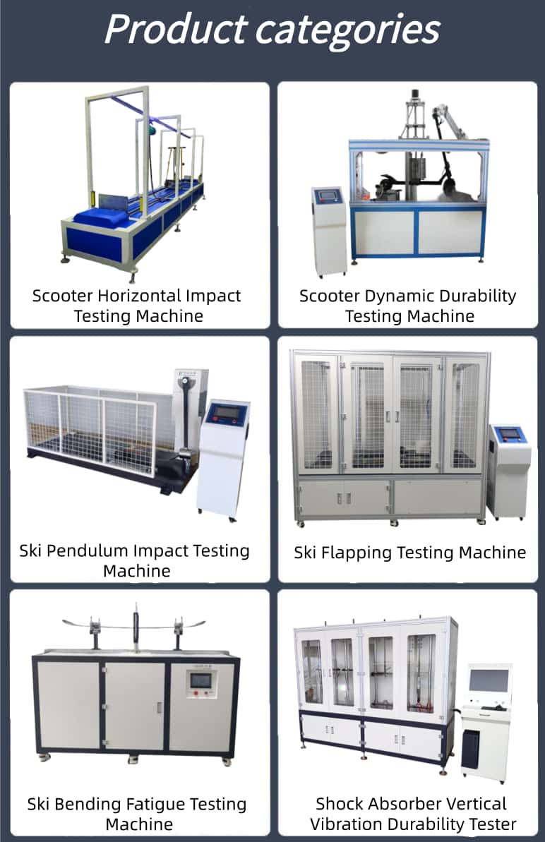 PLC Controlled Snowboard and Ski Pendulum Impact Tester Quality New Equipment for Ski and Snowboard Testing