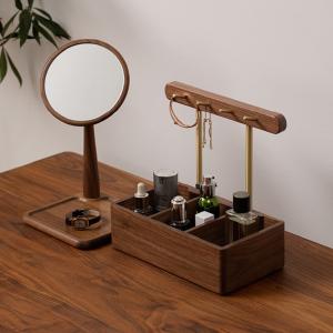 Wholesale Solid wood key and accessories organizer living room desktop jewelry hook ornament Entryway organizer Wooden key storage from china suppliers