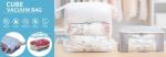 Hanging Vacuum Storage Bag, Cube Vacuum Storage Bag, vacuum travel compressed
