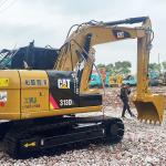 313DL Used Caterpillar Excavators Machine CATC4.4 Engine 0.53m3 Bucket Capacity