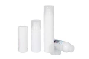 Wholesale Round Airless Pump Bottle 30ml 50ml 75ml 100ml For Lotion Packaging from china suppliers