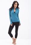 320gsm Blue Nylon Plus Size Running Plain Stretchable Women Yoga Jacket