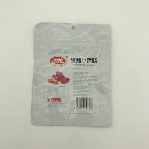 Wholesale 180g AL7 Plastic Pouches For Food Packaging Bags Char Grilled Sausage With Zipper from china suppliers