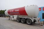 Tri Axle Lpg Tank Semi Trailer , 59.52CBM 59520 Liters 30 Ton LPG Road Tanker