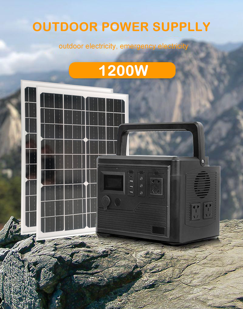 1200w Solar Power Station Generators Drop Shipping Renewable Energy For Camping