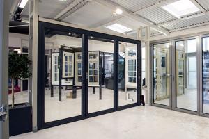 Wholesale Contemporary Design Aluminum Sliding Glass Doors Sound Insulation Customized Size from china suppliers