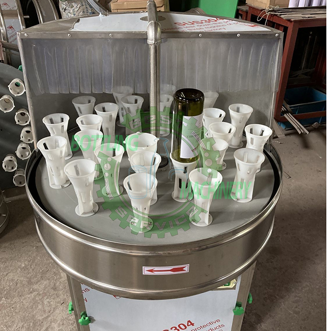 PET / Plastice Glass Bottle Can Rinser For Mineral Water Bottling Machine