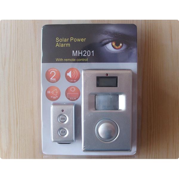 Solar Battery Powered Automatic Switch Motion Sensor Alarms For Home Guard
