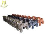 Hansel shopping mall 150KG bearing motorized plush riding animals for children