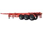 Red 20ft Skeletal Trailer 5000kg 40ft Skeleton Semi Trailer