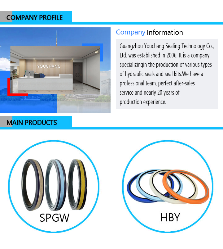 PU Oil Seal For Komatsu / Caterpillar / Hitachi ROI 95 Rubber Seal Ring ODM