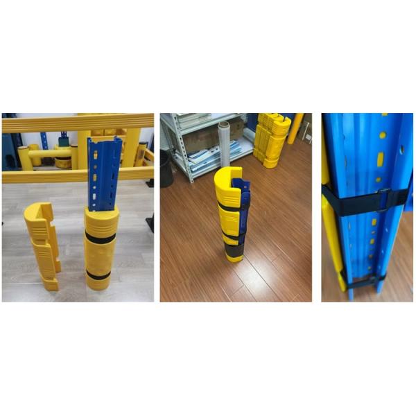 Industrial Warehouse Pallet Rack Column Protection Flexible Plastic Guard Upright Protector