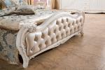 Luxury Bedroom Leather Tulip Bed Cheap Classic European Bed 9008