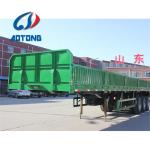 Mechanical Suspension Drop Side Board Sidewall Flatbed Trailer /Side wall truck