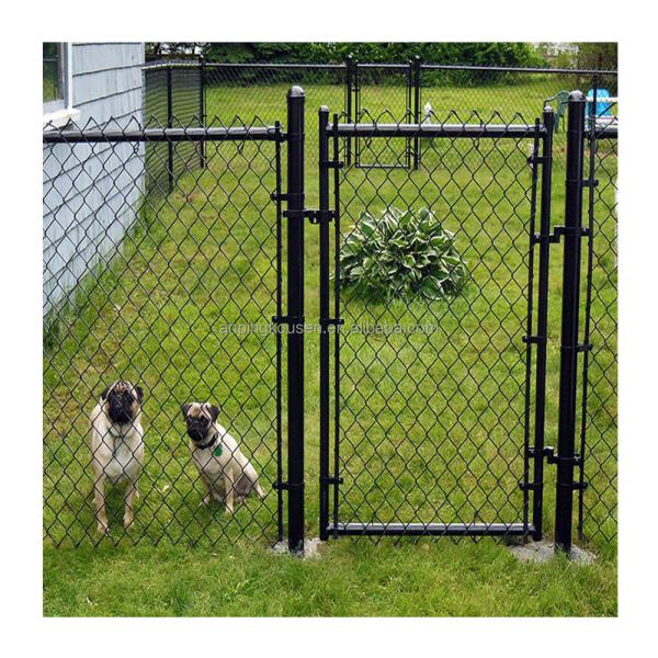 Galvanized PVC Coated Low Carbon Steel Wire Chain Link Fence for Farming in 50ft Roll