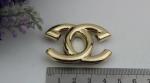 Handbag Closure Accessories X Letters Gunmetal Color Twist Lock