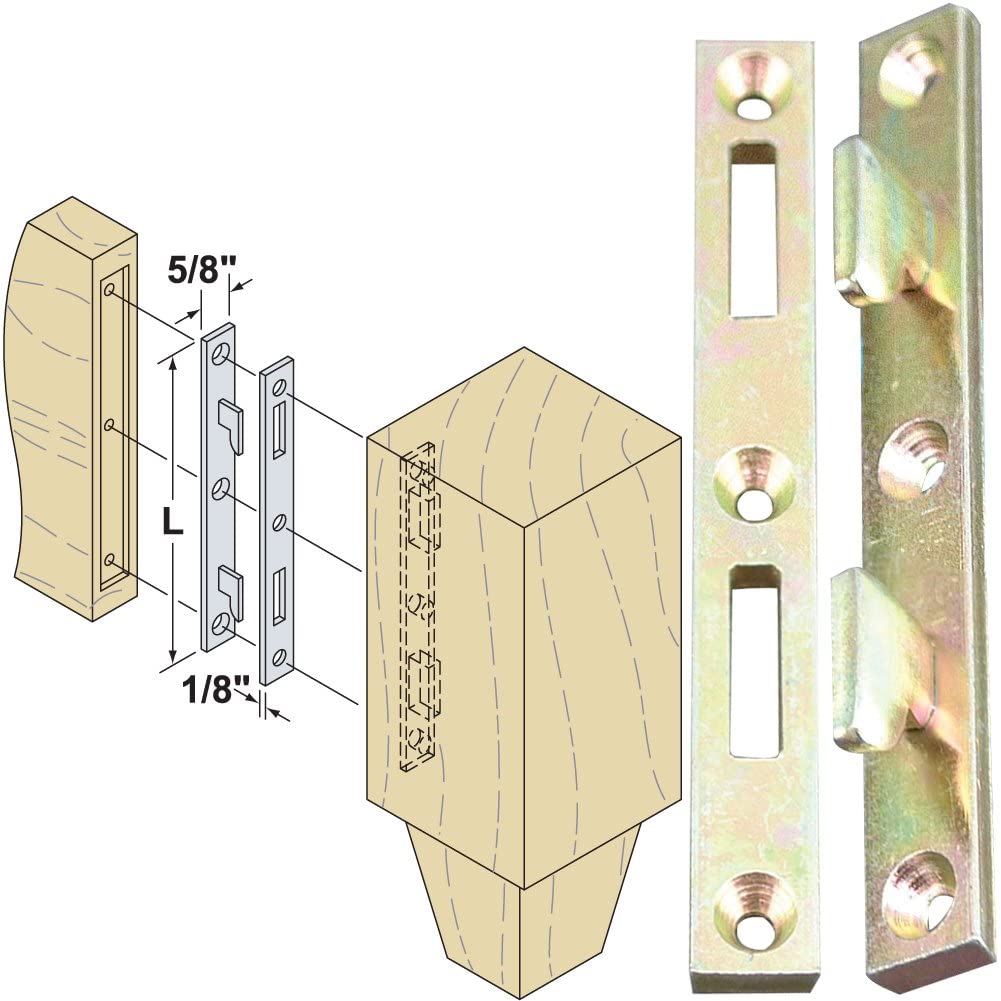 Bed Hardware 6" Bed Rail Fasteners Bracket Furniture Hardware 1piece Modern 0.3-3 Mm ISO9001/ROHS/CE Customers Demand