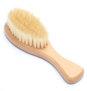 Wholesale Natural Super Soft Baby Brush Boar Bristle Wooden Handle Baby Bath Brush from china suppliers