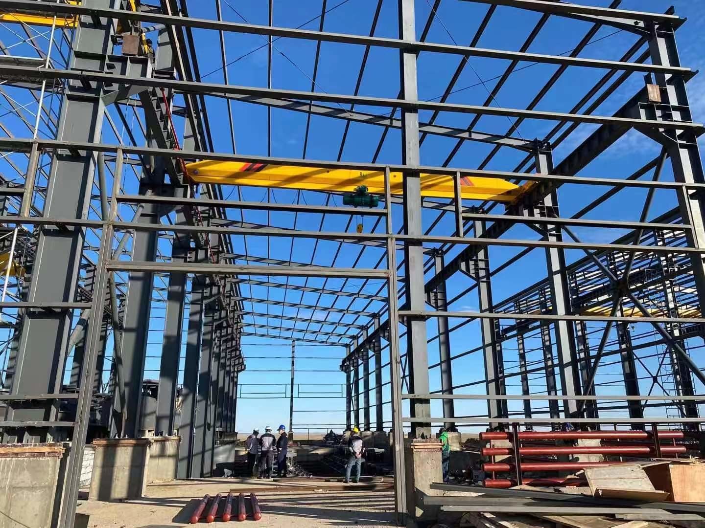 5ton LDA Single Girder Overhead Crane 30m Remote Control Box Type