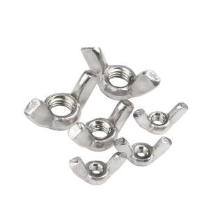 Wholesale 304 Stainless Steel Wing Nuts DIN 315 Precision Casting DIN315 Wing Nuts Butterfly Nut from china suppliers