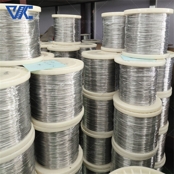 Ni80cr20/ Nikrothal Nichrome 80 Heating Resistance Flat / Riboon Wire For Resistor