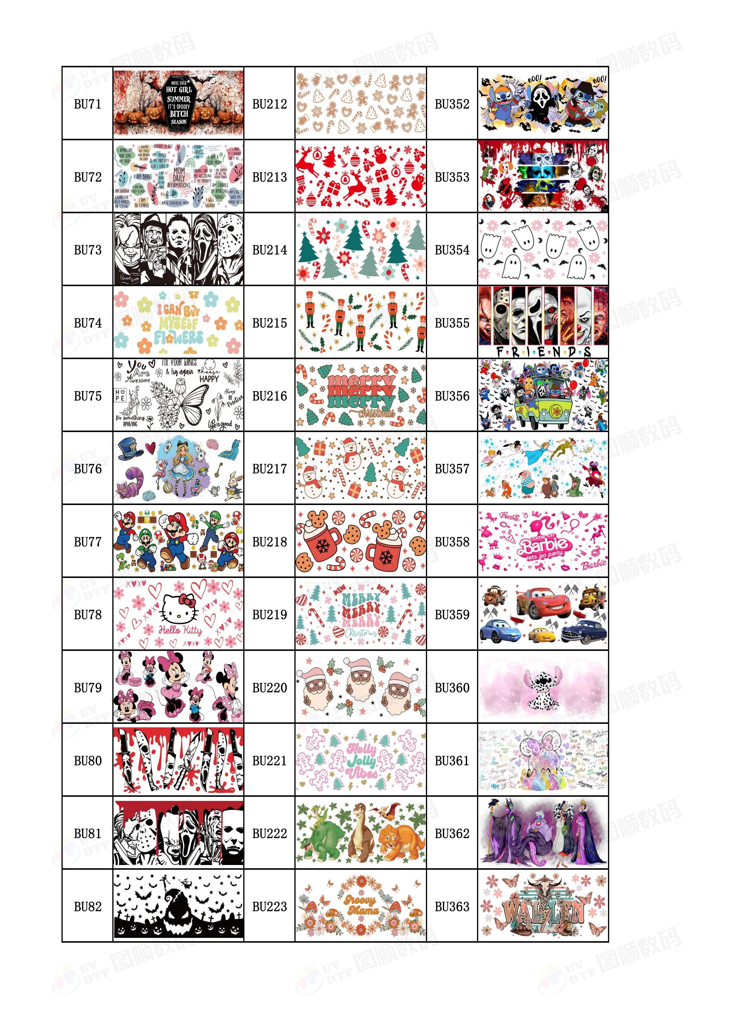 Foil Hot Stamping 16oz Glass Sticker Decal UV DTF Packaging For Tumblers