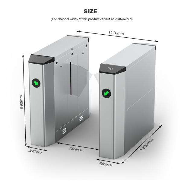 304SS office building turnstiles Access Control Face Recognition Turnstile