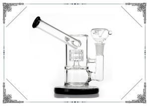 Wholesale 6 Inches Matrix Perc Bubbler Hookah Smoking Water Pipe Heady Black from china suppliers