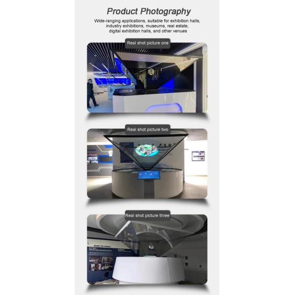 Exhibition Hall Dedicated Stereoscopic Holographic Cabinet with Touch-Interactive 3D Display Supporting Customizable Three-Dimensional Projection