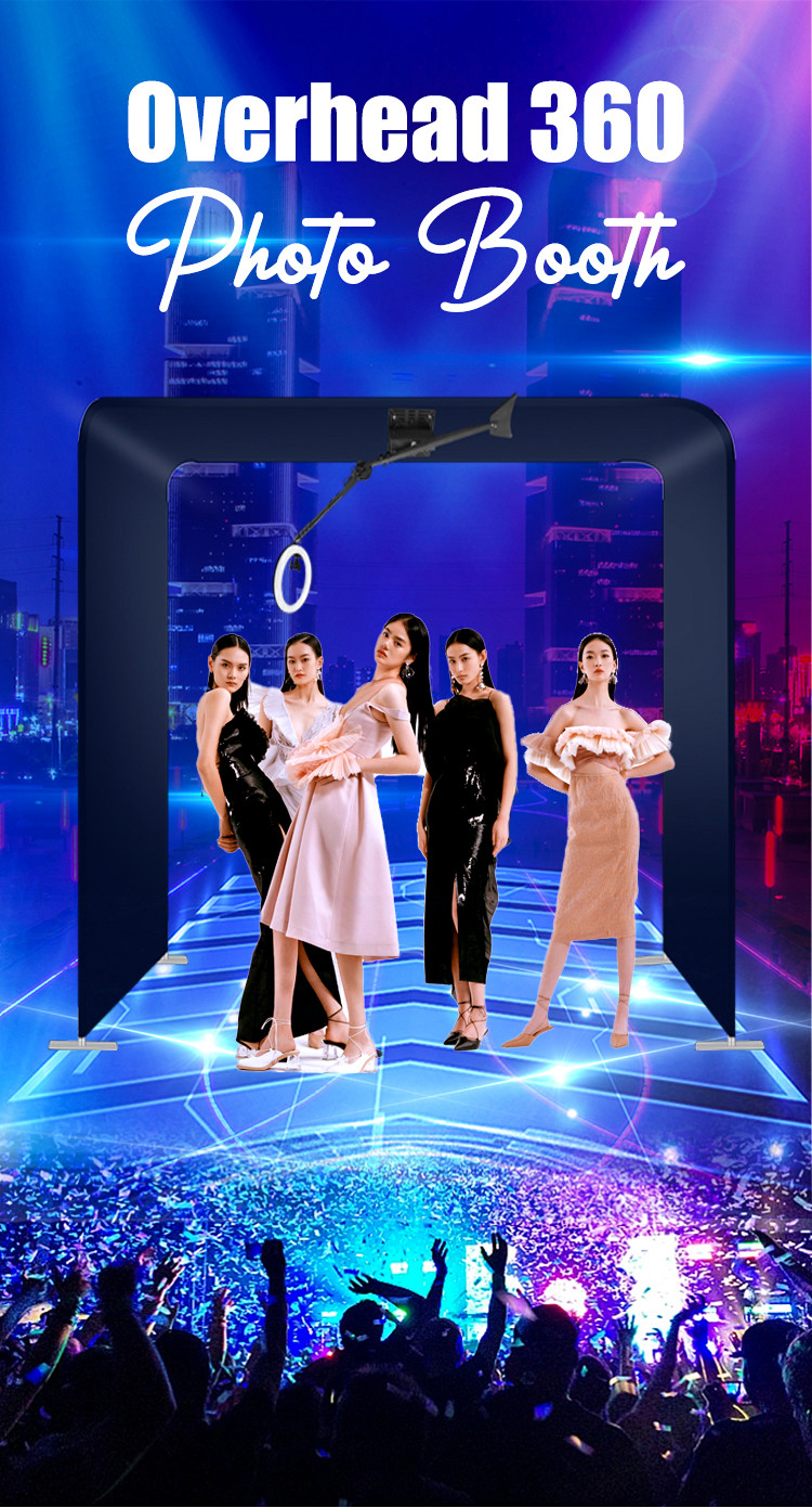 Top Controller Photo Booth Machine Spinning Selfie 360 Photo Booth For Wedding Party