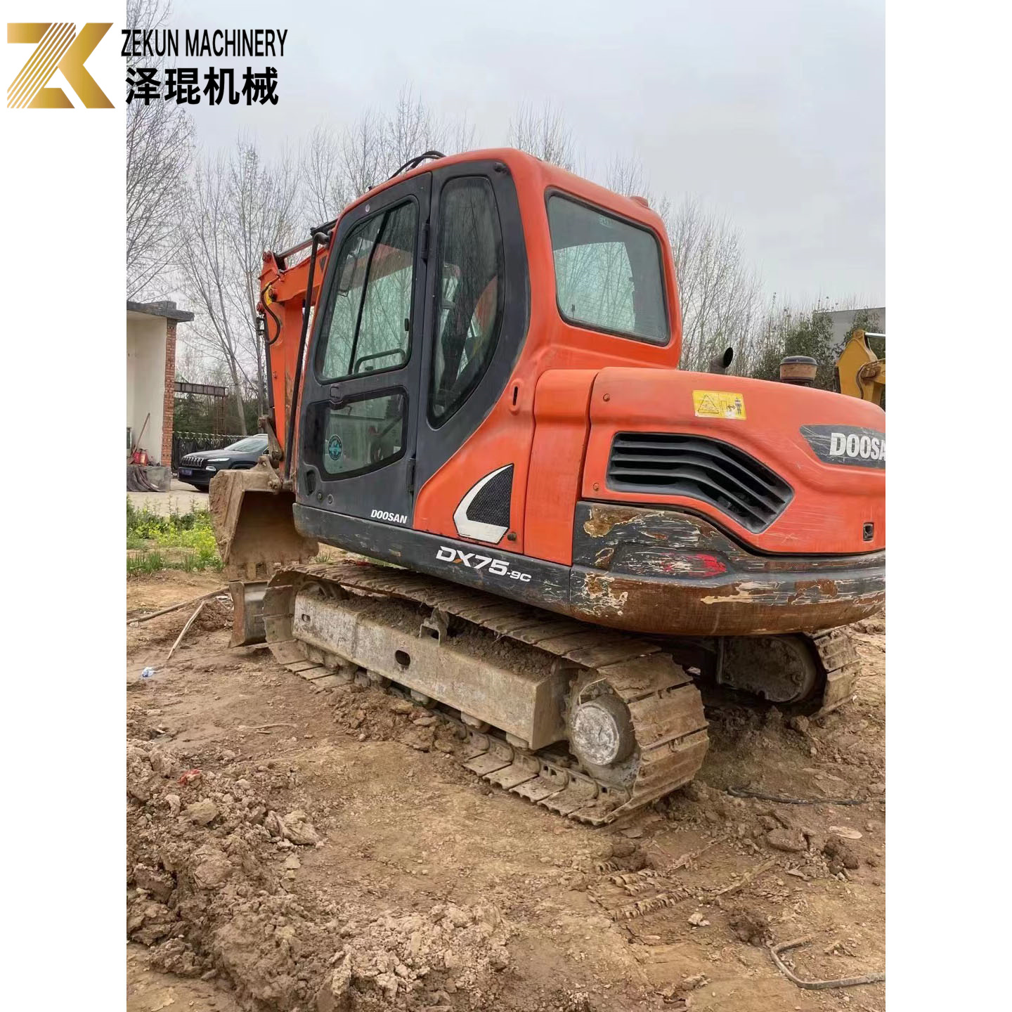 5 Ton Doosan 55 Excavator DH55 Used Doosan Excavator 0.175M3 Bucket