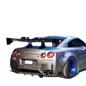 Wholesale Silver GTR Nissan Body Kit LB Style Spoiler Car Duck Tail Fins Body Kit Spoiler from china suppliers