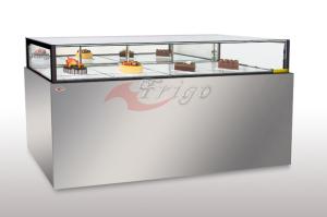 Wholesale 1 To 6 Degree Food Display Showcase Ventlation Cooling Bottom Storage from china suppliers