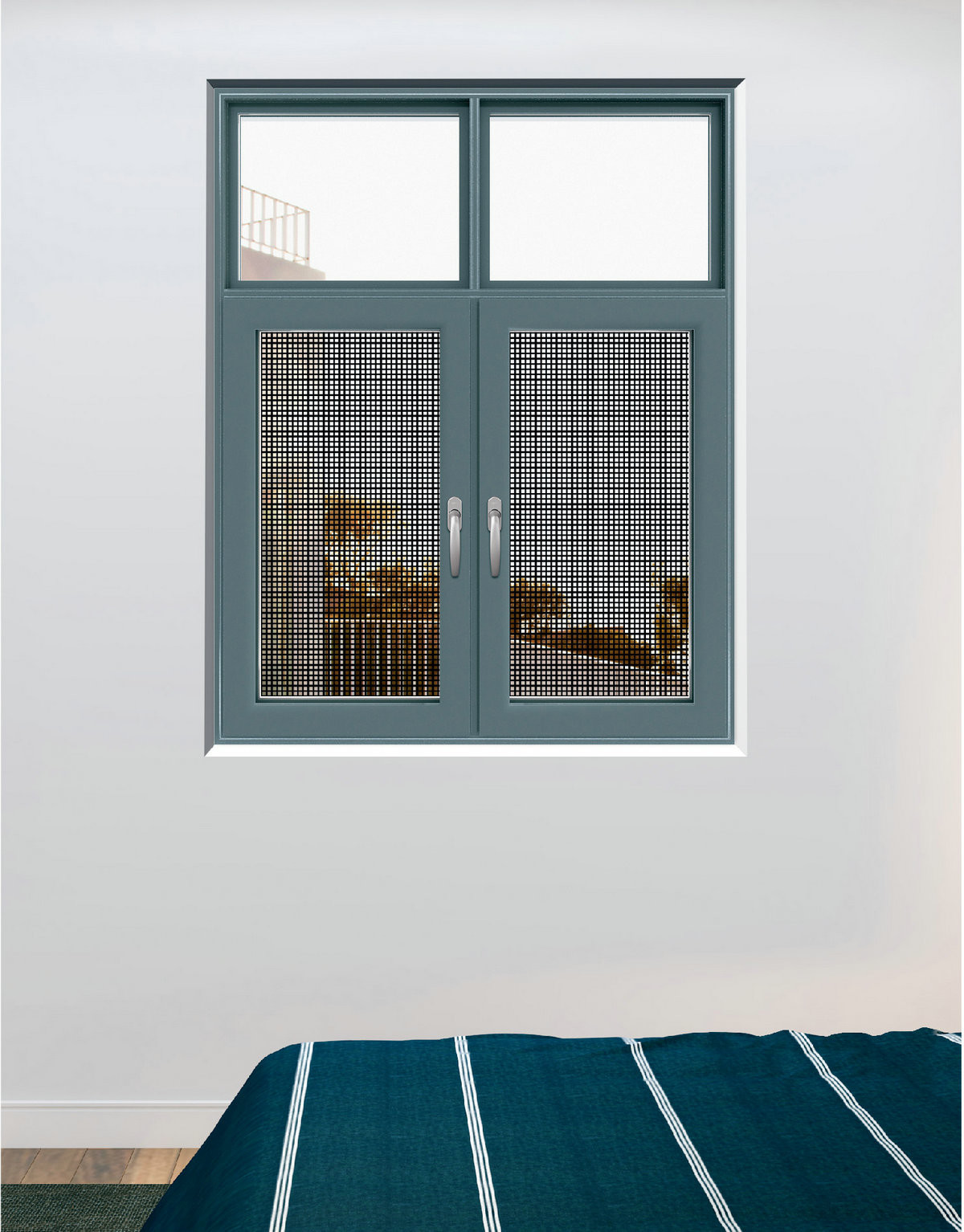 Industrial T3-T8 Powder Coated Aluminum Profile For Casement Window Door