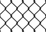 1800mm Wide Roll Of 2.5mm Outside Diameter PVC Plastic Coated Chain Link Fencing