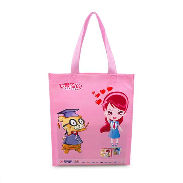 75gsm Biodegradable Non Woven Reusable Bags Shrink Resistant Custom Non Woven