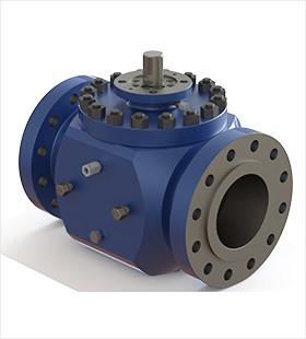 BW / Flanged End Connections Top Entry Trunnion Mounted Ball Valve One Piece