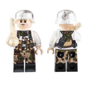 Wholesale WW2 military weapon panzerfaus rocket soldier action winter German mini figure building block from china suppliers