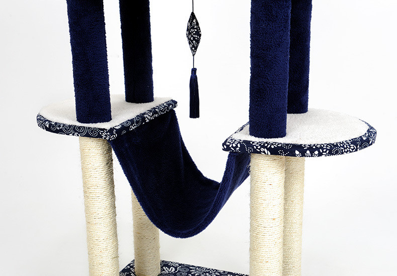 Wear - Resistant Elegance Unique Cat Trees , Large Cat Tree Artistic Chinese Style
