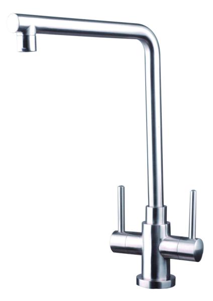 stainless steel material Luxury Satin Finished Modern kitchen Sink Deck Mount