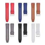 Replaceable Genuine Leather Watch Band , 22mm Calfskin Watch Strap