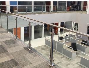 Wholesale High Speed Rail Mounted Handrail Glass Balustrade With High Durability Over 5 Years from china suppliers